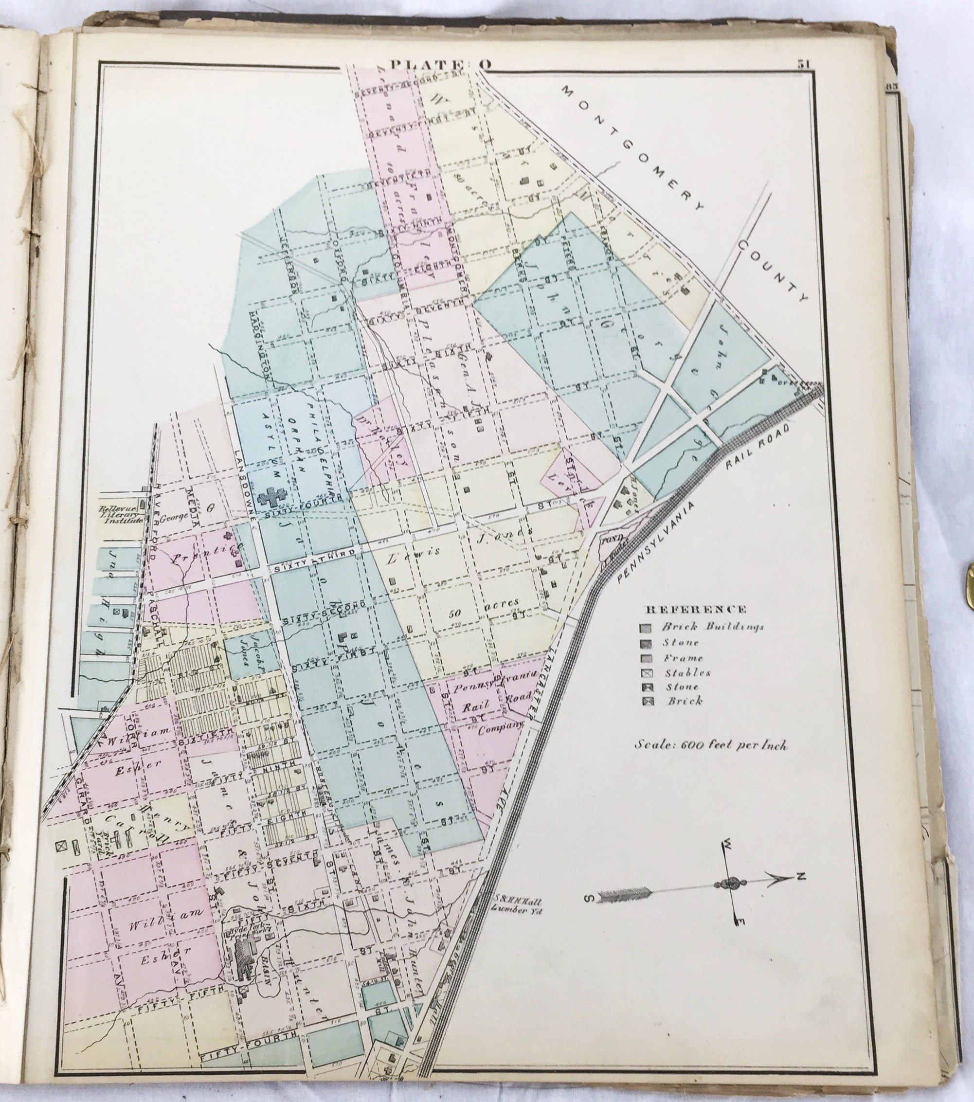 Atlas Of West Philadelphia Including The 24th And 27th Wards Of The City